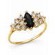 Pre Owned 18ct Sapphire and Diamond Ring ZC8